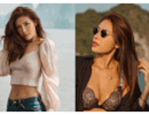 Siêu mẫu Minh Tú "nửa kín nửa hở" khoe vòng một nảy nở