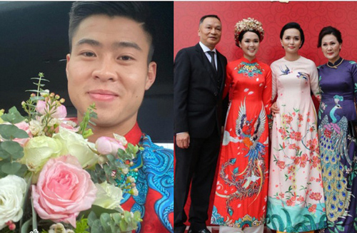 Duy Mạnh khoe ảnh cực điển trai lên xe hoa đến đón Quỳnh Anh về dinh, gây chú ý với cách gọi cô dâu cực đặc biệt