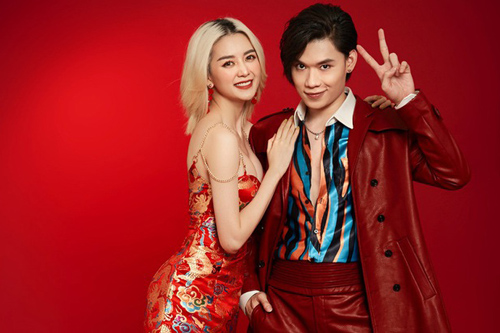 Thiều Bảo Trang táo bạo khoe đường cong nuột nà bên cạnh Quang Trung trong bộ ảnh đậm sắc xuân