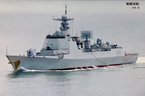 Khu trục hạm Type 052D nâng cấp của Hải quân Trung Quốc. Ảnh: China Military.