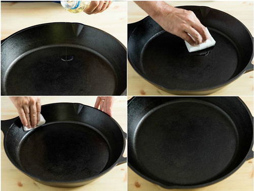 Chảo chống dính dùng cả năm không xước hay bong tróc chỉ nhờ một thao tác đơn giản này