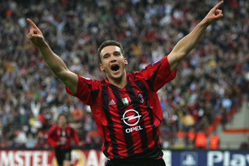 Top 10 bàn thắng đẹp nhất của Andriy Shevchenko cho AC Milan