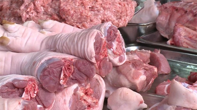 Giá thịt lợn tại Hà Nội có xu hướng giảm - Ảnh 2.