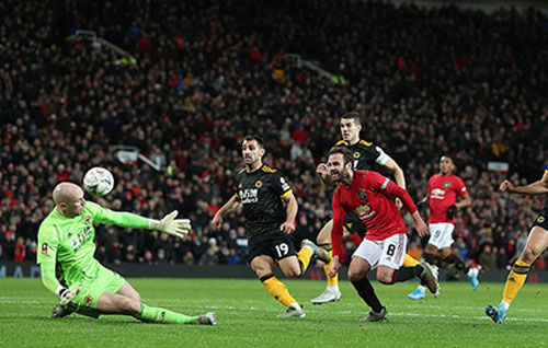 M.U 1-0 Wolves: Mata lập công, Quỷ đỏ vất vả lọt vào vòng 4 FA Cup