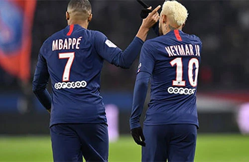 Neymar và Mbappe,