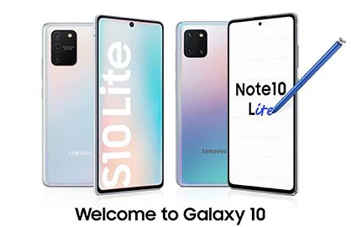 Samsung Galaxy S10 Lite và Note 10 Lite.