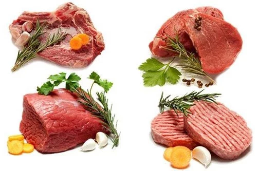 Thịt đỏ: Một số loại thịt có hàm lượng purine cao. Cơ thể chuyển hóa purine thành axit uric. Nếu quá tải, axit uric có thể xâm nhập vào máu và gây bệnh gút. Thịt đỏ, đặc biệt là thịt cừu, có hàm lượng purine rất cao.