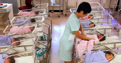 Tỷ lệ sinh ở Trung Quốc giảm xuống mức thấp nhất trong 70 năm