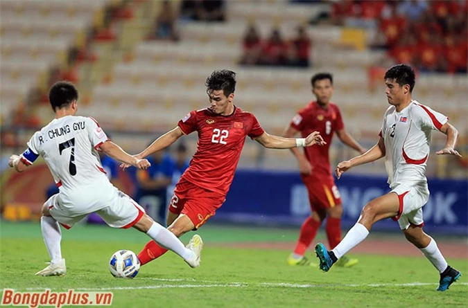 Tiến Linh ghi bàn duy nhất cho U23 Việt Nam ở VCK U23 châu Á 2020 - Ảnh: Minh Tuấn 
