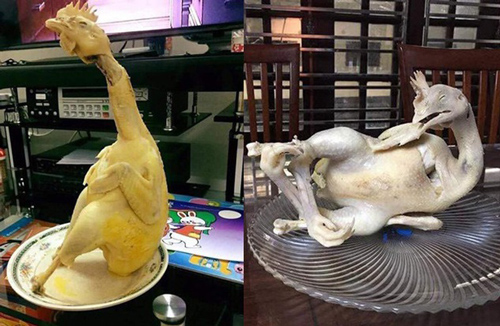Những siêu phẩm gà cúng trước thềm Tết âm lịch trong mọi tư thế, thái độ khiến dân mạng cười rơi rụng