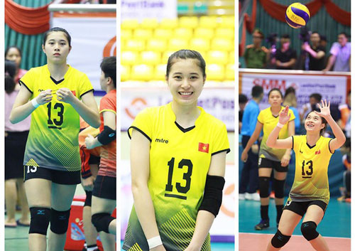 Hot girl bóng chuyền 17 tuổi cao 1m76 khiến dân mạng xao xuyến