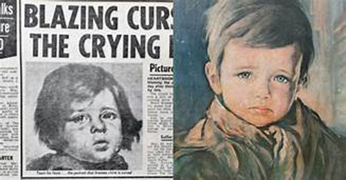 CLIP: Lời nguyền bí ẩn trong bức tranh "Cậu bé khóc" khiến nhều người "rùng mình"