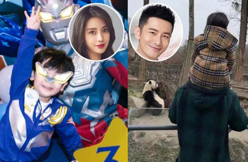 Mừng sinh nhật quý tử 3 tuổi, Angela Baby - Huỳnh Hiểu Minh không đả động đến nhau, thân ai người nấy chúc mừng