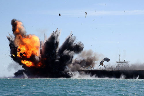 Iran từng tự đóng một tàu sân bay cho nhiệm vụ đặc biệt