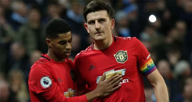 Rashford và Maguire là 2 cầu thủ hiếm hoi của Man United lọt vào đội hình kết hợp