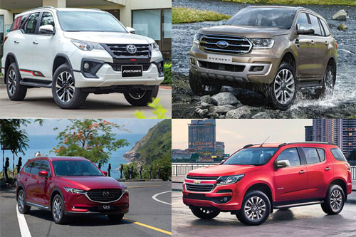 Doanh số xe SUV 7 chỗ tháng 12/2019: Toyota Fortuner dẫn đầu, Chevrolet Trailblazer 'đội sổ'