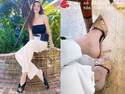 Hà Hồ gây choáng vì số lượng giày hàng hiệu "khủng" chưa từng thấy