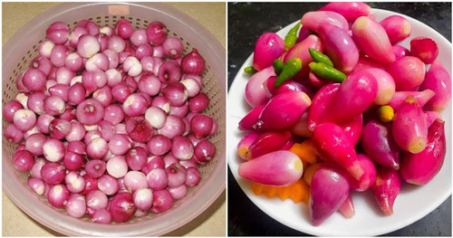 Muối dưa hành ngày Tết chỉ cần thêm một thứ có sẵn trong nhà bếp, hành thơm lừng giòn tan, ăn ngon lạ miệng