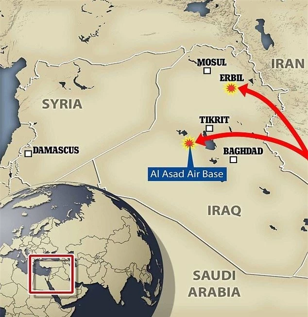 Lộ diện các tên lửa uy lực Iran dùng để tấn công Mỹ