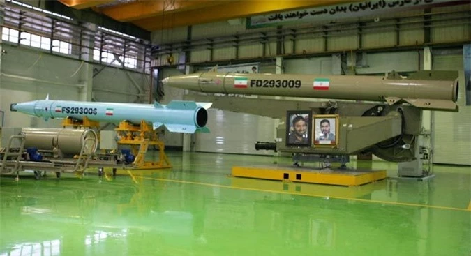 Lộ diện các tên lửa uy lực Iran dùng để tấn công Mỹ