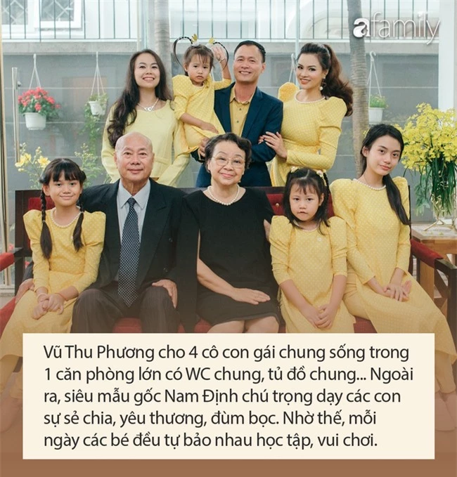 Vũ Thu Phương 1 nách 4 con nhưng chẳng bao giờ đầu bù tóc rối nhờ bí quyết "chia phòng" khiến ai cũng bất ngờ - Ảnh 4.