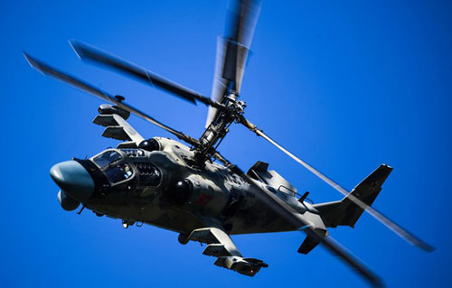 Trực thăng “Cá sấu bay” Nga phô diễn uy lực