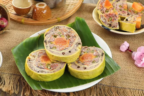 Công thức làm chả hoa ngũ sắc cho mâm cơm Tết thêm ý nghĩa