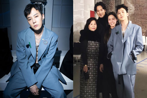 G-Dragon (BIGBANG) gây náo loạn ở Paris, lần đầu dự sự kiện quốc tế bên anh rể tài tử để ủng hộ chị gái