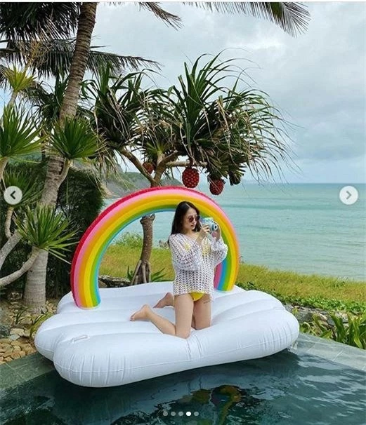 Joyce Phạm- con gái đại gia Minh Nhựa khoe loạt ảnh bầu bí vượt mặt diện bikini vẫn quyến rũ hết phần người khác  - Ảnh 5.