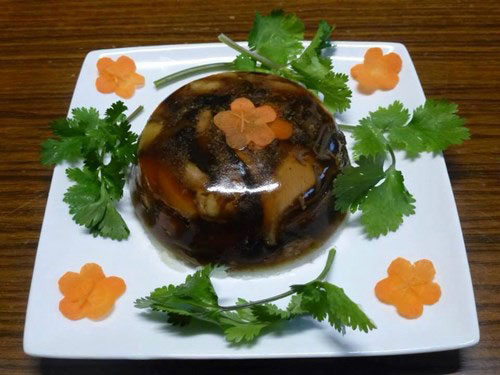 Cách nấu thịt đông theo cách hiện đại lạ mà ngon