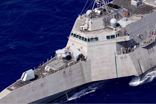 Chiến hạm LCS Mỹ diệt gọn mục tiêu bằng tên lửa NSM từ khoảng cách không tưởng