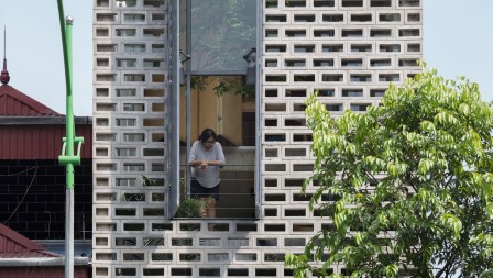 Nhà ống “chống khói bụi” gây sốt ở Hà Nội