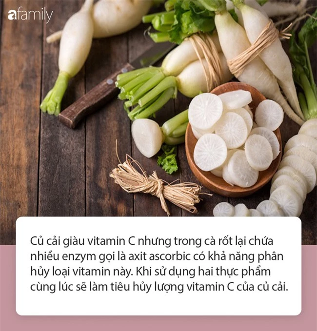 Củ cải trắng đại bổ nhưng lại là “độc dược” nếu kết hợp với 6 loại thực phẩm này, đừng dại mà thử kẻo lâm bệnh - Ảnh 3.