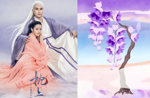 "Tam sinh tam thế Chẩm thượng thư": Hoa đào biến mất, tín vật tình yêu của Địch Lệ Nhiệt Ba - Cao Vỹ Quang xuất hiện