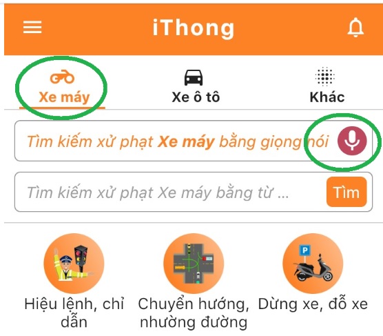 iThong – App tra cứu mức phạt giao thông bằng giọng nói