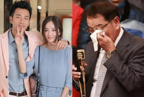 Bố chồng cũ Dương Mịch bật khóc trên sóng trực tiếp của TVB