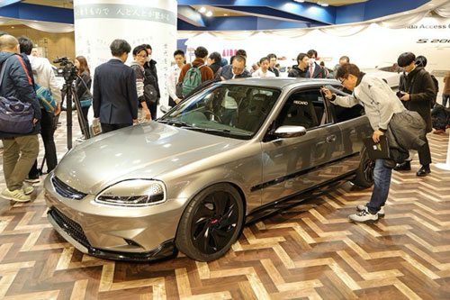 Cận cảnh Honda Civic “hàng độc” tại Tokyo Auto Salon 2020