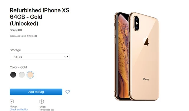 Apple bán iPhone XS/XS Max tân trang với giá không thể rẻ hơn - Ảnh 1.