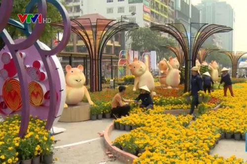 Hôm nay (22/1), khai mạc đường hoa Nguyễn Huệ, TP.HCM