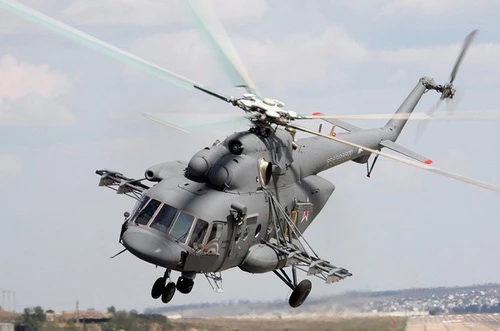 Trực thăng vận tải đa dạng Mi-17V-5 của Nga. Ảnh: TASS.