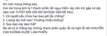 Nỗi ám ảnh mang tên những câu hỏi khó đỡ ngày Tết khiến nhiều bạn trẻ giận tím người: Lương tháng bao nhiêu, chưa lấy chồng à? - Ảnh 3.