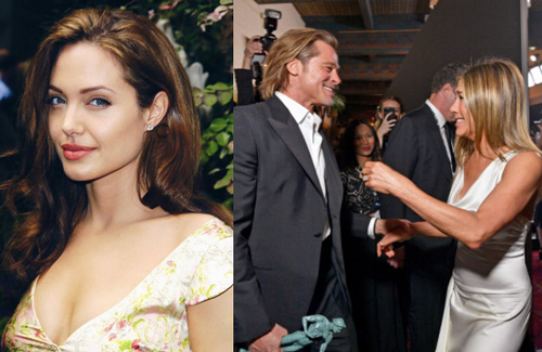 Chứng kiến Brad Pitt và Jennifer Aniston công khai "tái hợp" thân mật, phản ứng của Angelina Jolie như thế nào?