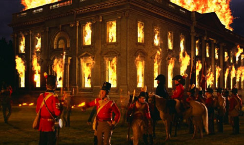 Lần duy nhất Washington thất thủ, Nhà Trắng bị đốt cháy