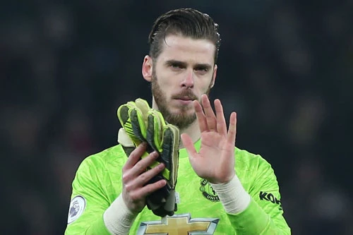 2. David de Gea (300.000 bảng/tuần).