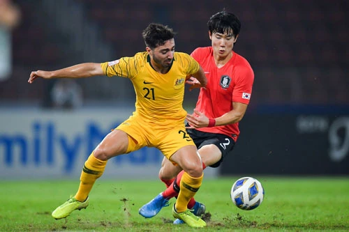 U23 Hàn Quốc dễ dàng đánh bại U23 Australian trong trận bán kết.