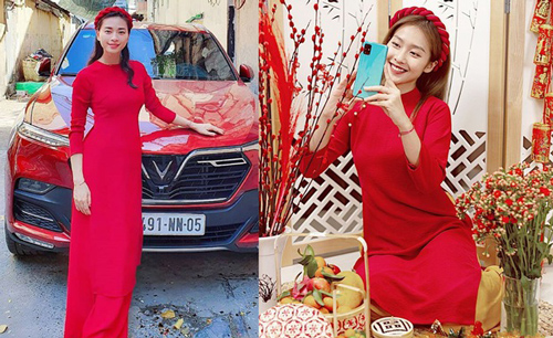 Ngắm “cô - cháu” Ngô Thanh Vân và Khả Ngân đụng công thức áo dài đỏ thắm mới bàng hoàng nhận ra: Thời gian đã bỏ quên “đả nữ” 41 tuổi rồi!