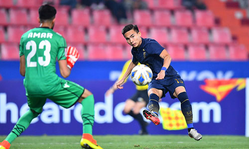 ‘Siêu dự bị’ Thái Lan có cơ hội giành Vua phá lưới U23 châu Á 2020