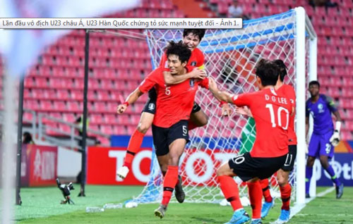Lần đầu vô địch U23 châu Á, U23 Hàn Quốc chứng tỏ sức mạnh tuyệt đối