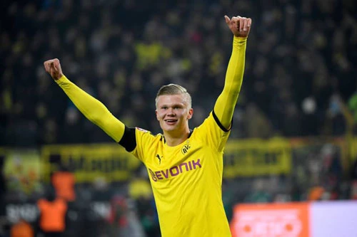 Tiền đạo: Erling Haaland (Borussia Dortmund, 19 tuổi, giá trị chuyển nhượng: 45 triệu euro).