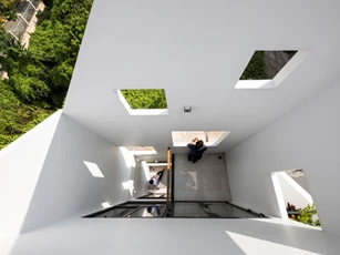 Nhà liên thông 2 tầng sở hữu không gian chuyển đổi tự do